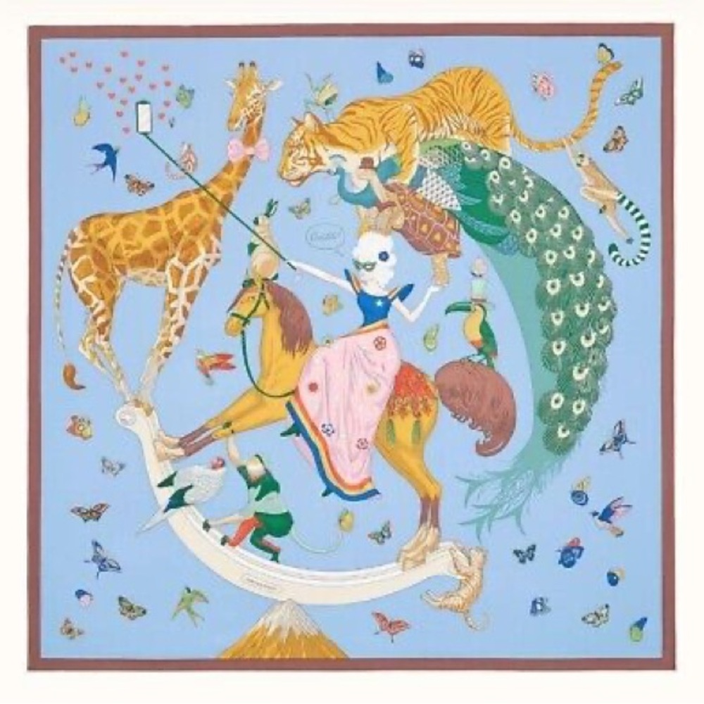 COPY - Hermes Carre Twill Story Scarf